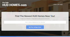 Desktop Screenshot of forsalehudhomes.com